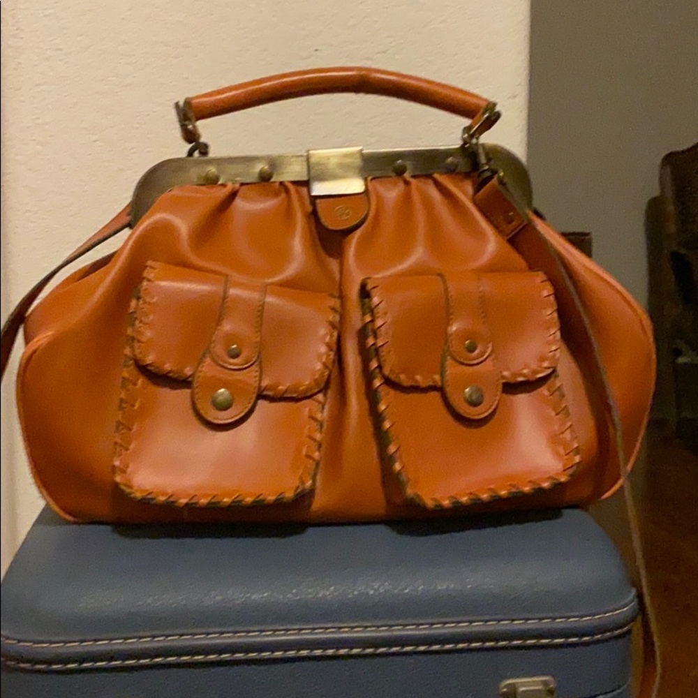 Orange Matt & Nat Bag